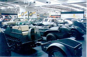 Kettenkrad and trailer at the Volkswagen AutoMuseum Wolfsburg